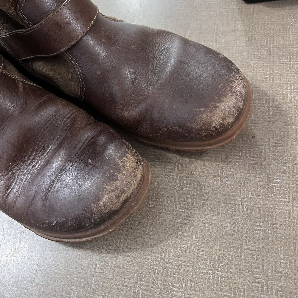 Bogs women's Bobby Mid Boot in brown waterproof leather and suede size 6.5 - Picture 2 of 8